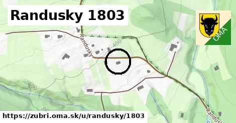 Randusky 1803, Zubří