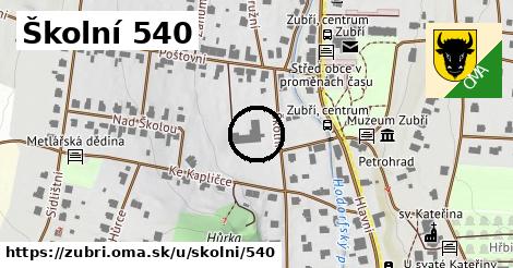 Školní 540, Zubří