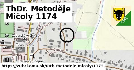 ThDr. Metoděje Mičoly 1174, Zubří