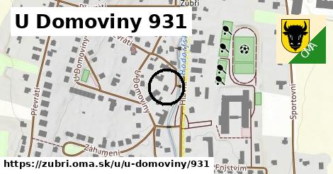 U Domoviny 931, Zubří