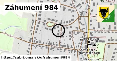 Záhumení 984, Zubří