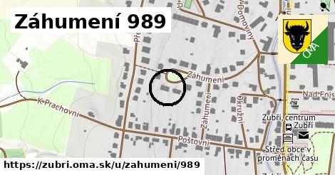 Záhumení 989, Zubří