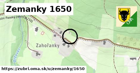 Zemanky 1650, Zubří