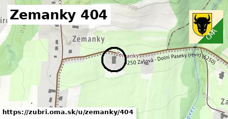 Zemanky 404, Zubří