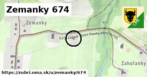 Zemanky 674, Zubří