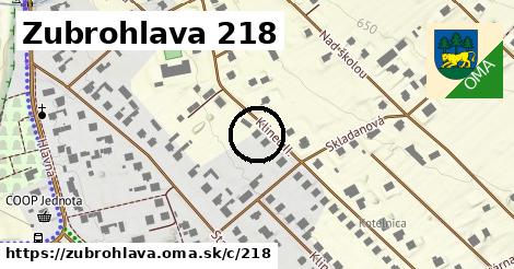 Zubrohlava <span class="supisne">218</span>