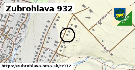 Zubrohlava <span class="supisne">932</span>