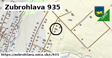 Zubrohlava <span class="supisne">935</span>