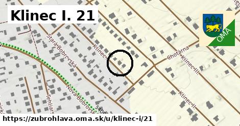 Klinec I. 21, Zubrohlava
