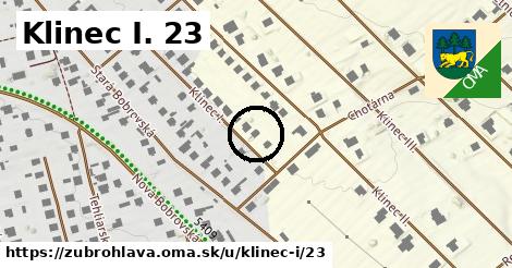 Klinec I. 23, Zubrohlava