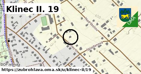 Klinec II. 19, Zubrohlava