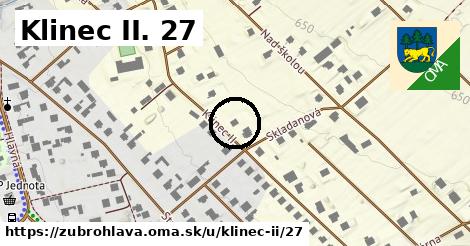 Klinec II. 27, Zubrohlava