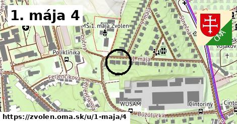 1. mája 4, Zvolen