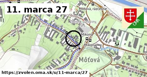 11. marca 27, Zvolen