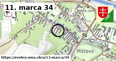 11. marca 34, Zvolen