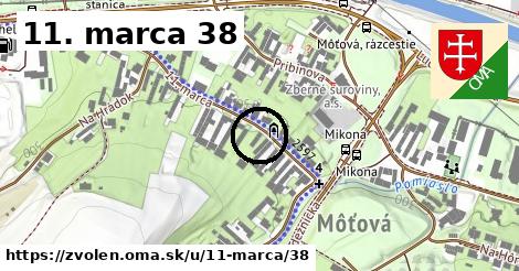 11. marca 38, Zvolen