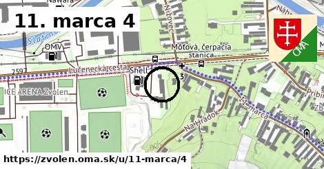 11. marca 4, Zvolen