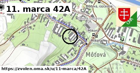 11. marca 42A, Zvolen