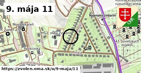 9. mája 11, Zvolen