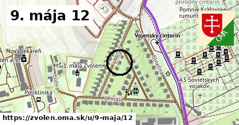 9. mája 12, Zvolen