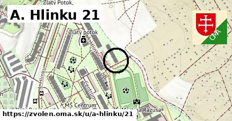 A. Hlinku 21, Zvolen