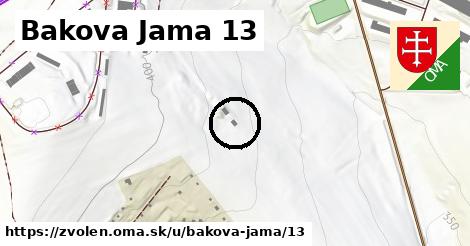 Bakova Jama 13, Zvolen