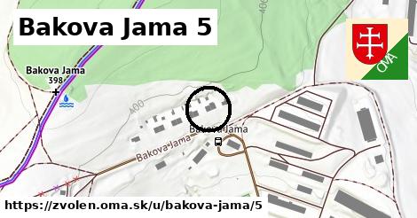Bakova Jama 5, Zvolen