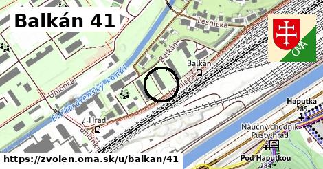 Balkán 41, Zvolen