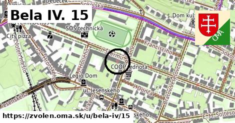 Bela IV. 15, Zvolen