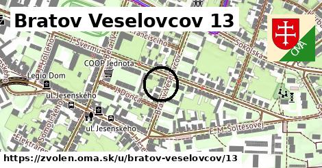 Bratov Veselovcov 13, Zvolen