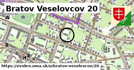 Bratov Veselovcov 20, Zvolen