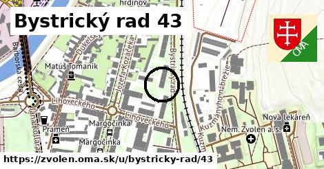 Bystrický rad 43, Zvolen