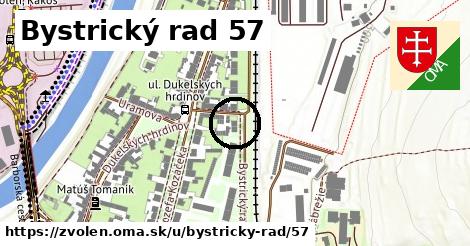 Bystrický rad 57, Zvolen