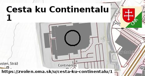 Cesta ku Continentalu 1, Zvolen