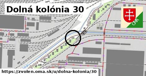 Dolná kolónia 30, Zvolen