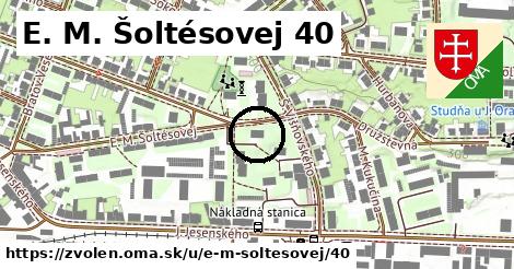 E. M. Šoltésovej 40, Zvolen