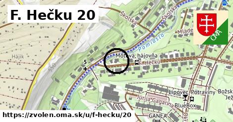 F. Hečku 20, Zvolen