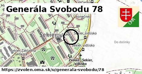 Generála Svobodu 78, Zvolen