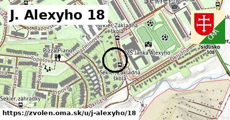 J. Alexyho 18, Zvolen