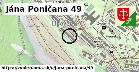 Jána Poničana 49, Zvolen