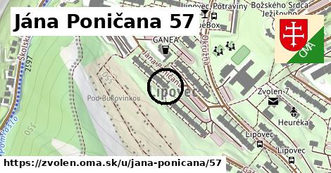 Jána Poničana 57, Zvolen