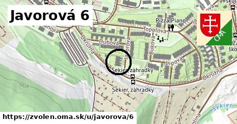 Javorová 6, Zvolen