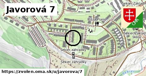 Javorová 7, Zvolen