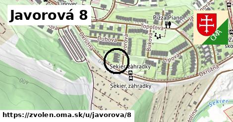 Javorová 8, Zvolen