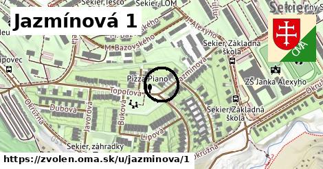 Jazmínová 1, Zvolen