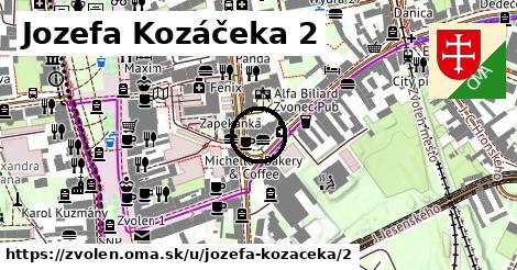 Jozefa Kozáčeka 2, Zvolen