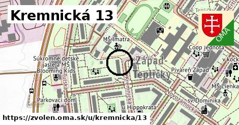 Kremnická 13, Zvolen