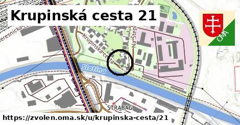 Krupinská cesta 21, Zvolen