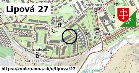 Lipová 27, Zvolen