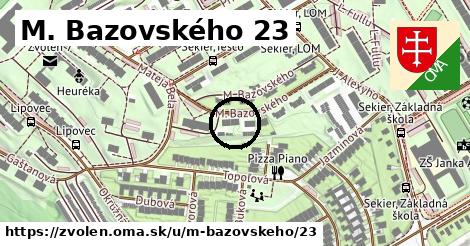 M. Bazovského 23, Zvolen